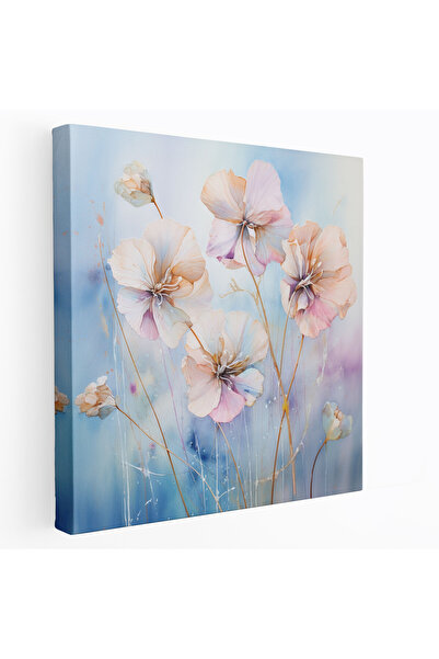 PaintedAnarchy Papirüs Kanvas Tablosu, eterik suluboya duvar sanatı, papirüs,...