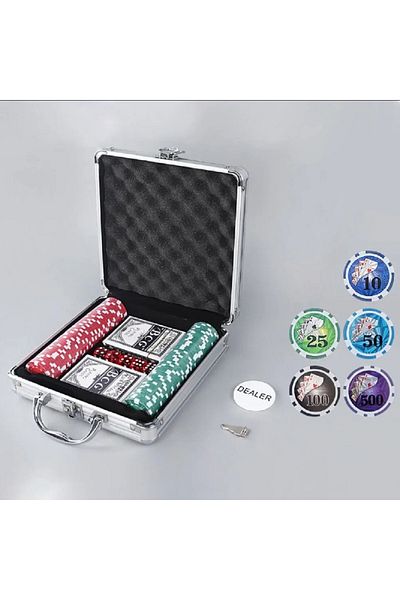 hediyeconcepti 100 Piece Plug Set with Aluminum Case 11 Grams