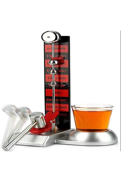 hediyeconcepti Hammer Shooting Board Game Set Whack Fun With 1 Glasses Adult Drinking Alcohol Bar Outstanding Game