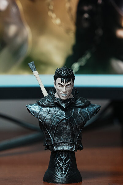 VeyernCraft Guts Berserk Anime 3D Figür Büst 15 CM