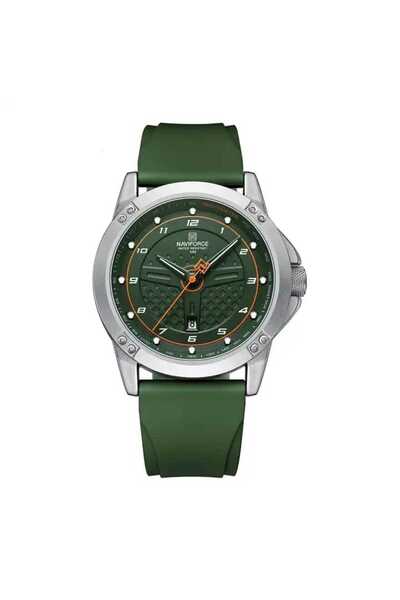 Naviforce Men's Analog Silicone Cord Wrist Watch - 1800 Model