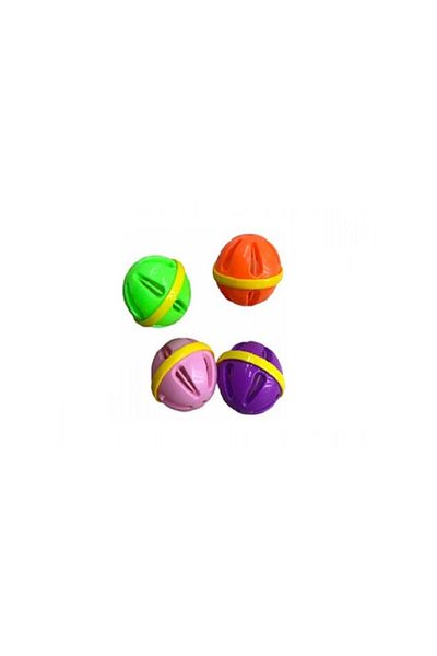 TİNEKE RATTLE CAT PLAY BALL COLORFUL 6.5 CM 1 PIECE