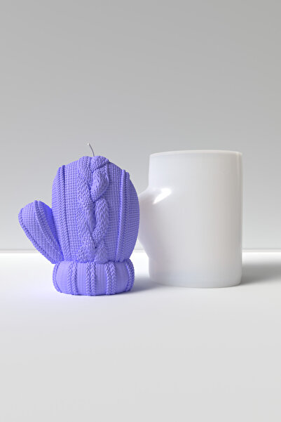 Cageartstudio Dekoratif Kışlık Eldiven Mum Silikon Kalıp - Eldiven Mum Kalıbı...