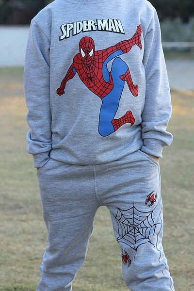 SPIDERMAN Boy's Spiderman Printed Cotton Double Suit