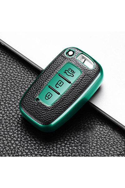 AYCANSTORE Husă Tpu pentru telecomandă Hyundai cu 3 butoane (verde)