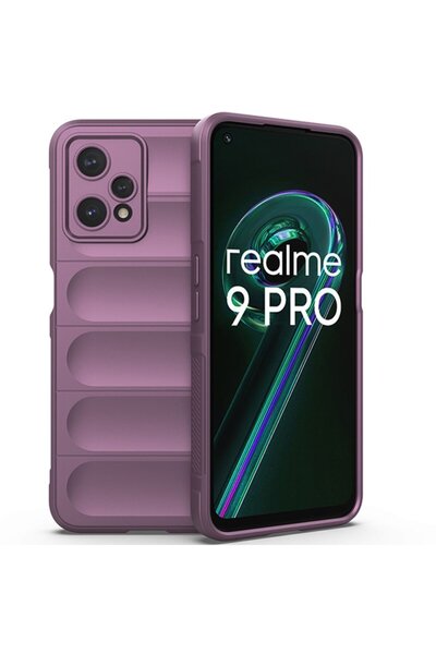 Rivor Realme 9 Pro 5G Kılıf Kamera Korumalı Parmak İzi Bırakmaz İçi Kadife Yu...