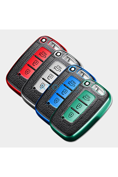 AYCANSTORE Husă Tpu pentru telecomandă Hyundai cu 3 butoane (verde)