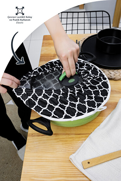 Morlay Rice Brewing Cover, Rubberized Standard Size Brewing Cover for Pots & Black Ring