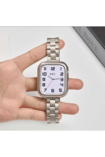 Cool Cold Apple Watch Band Uyumlu 38mm/40mm/41mm/iwatch Seri 10 42mm/ Çelik Zarif Slim Kordon