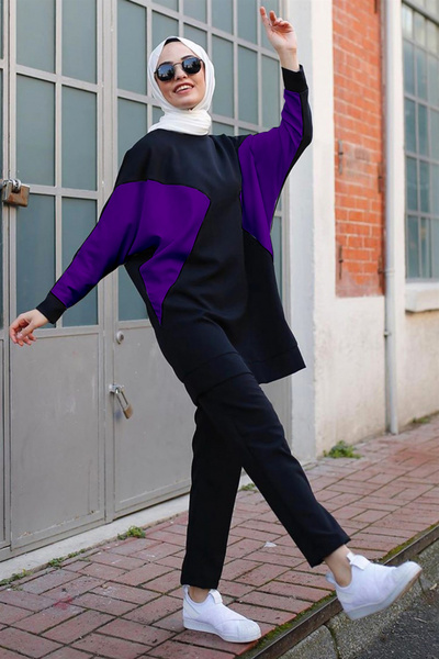 benguen 2012 Darab Aszimmetrikus Kétrészes öltöny Lila