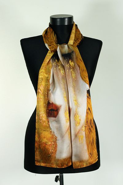 Nomads Felt 100% Silk Scarf| 32x160cm| Gold Tears (Freya's Tears)| Nomads Felt