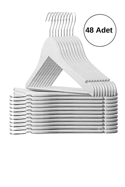 Yenidem 48 штук - Пластикові вішалки для одягу та суконь з дерев'яним виглядо...