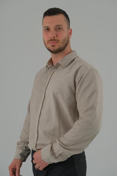 ASG TEKSTİL Ανδρικό πουκάμισο με μακριά μανίκια Paris 4S