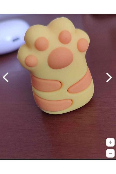 Giftpoint Dec 2023 Paw Pencil Sharpener Stationery Gift Design 1 Piece Yellow