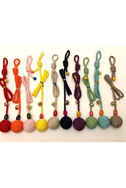 Delibon Kapı Koluna Asmalı Kedi Oyun Topu Zilli Ayarlanabilir (1 ADET)