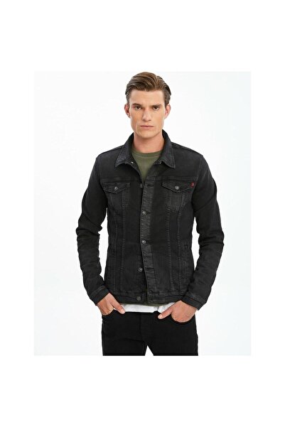 Ltb Santino Y Vintage Black Wash Чоловічий джинсовий піджак