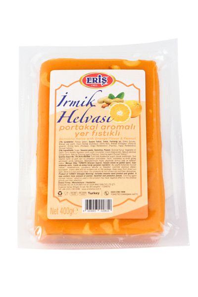 Eriş Helva 400 Gr Orange Semolina Halva - with Ground Pistachio