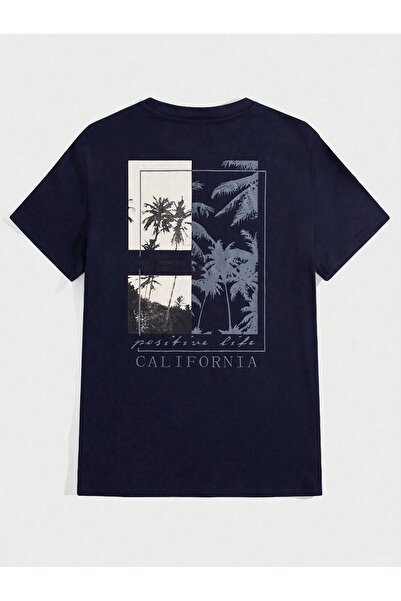 MOONBULL Muška majica sa pozitivnim motivima i velikim printom na leđima