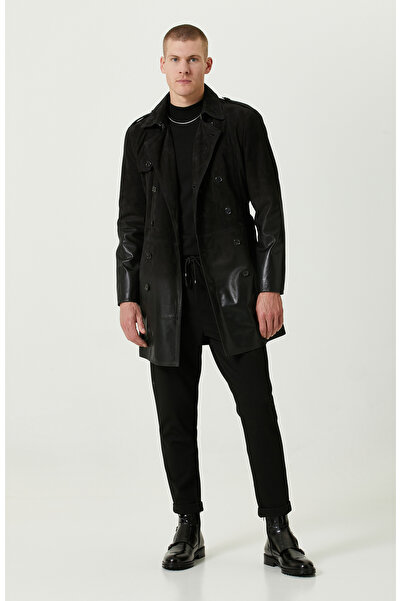 Network Yarım Balıkçı Yaka Siyah Triko Kazak