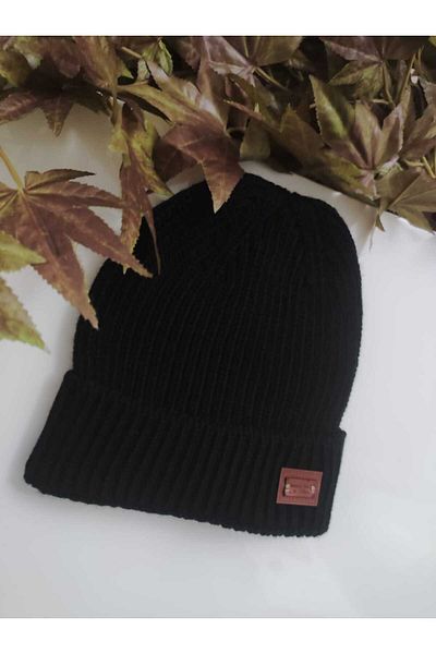 Meriç bebe Flexible Thick Knitted Knitwear Basic Standard Unisex Beret 2-8 Years