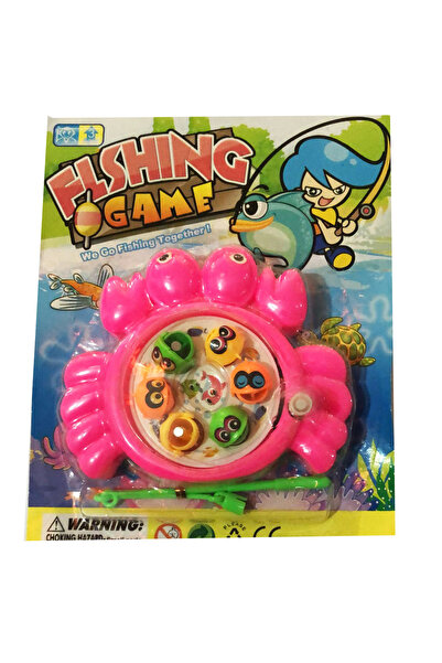 Mahi Max Sevimli Balıkçı Kurmalı Oltalı Mıknatıslı Balık Tutma Oyunu - Pembe ...