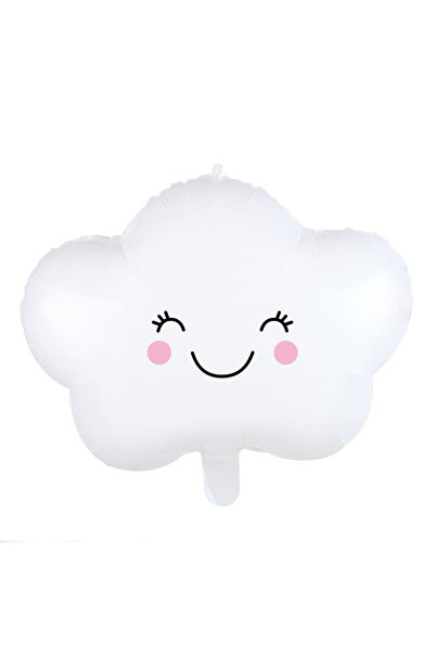 kidspartim بالون سحابة احباط وجه مبتسم أبيض