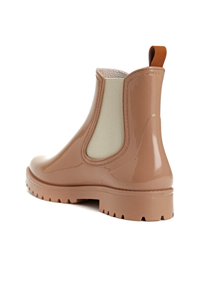 Dıvarese Pudra Rengi Kadın Yağmur Botu