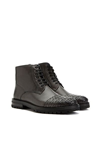 George Hogg Antrasit Erkek Deri Bot