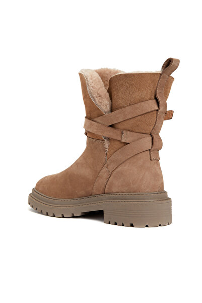 Dıvarese Vizon Kadın Deri Bot