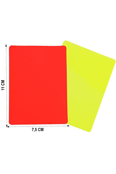 GAZELMANYA Futbol Hakem Kartı Profesyonel Hakem Kartı Sarı Ve Kırmızı Kart Hakem Kartı Referee Cards Kit