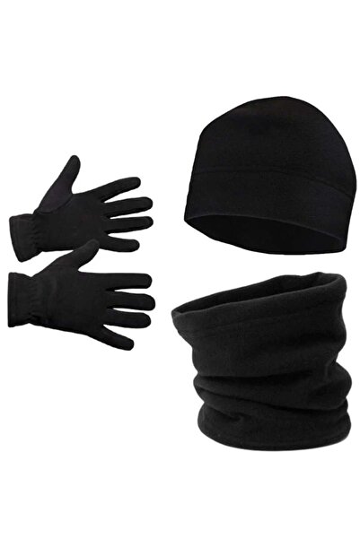 DESKOM KIŞLIK POLAR BERE BOYUNLUK ELDİVEN SETİ