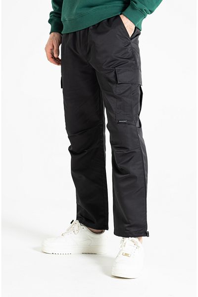 RUBYSTARS Men's Parachute Pants with Adjustable Cargo Pockets 4356