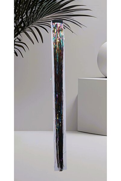 MONİCATİME Ασημί Πλαϊνό Κομμάτι Μαλλιών 50 εκ