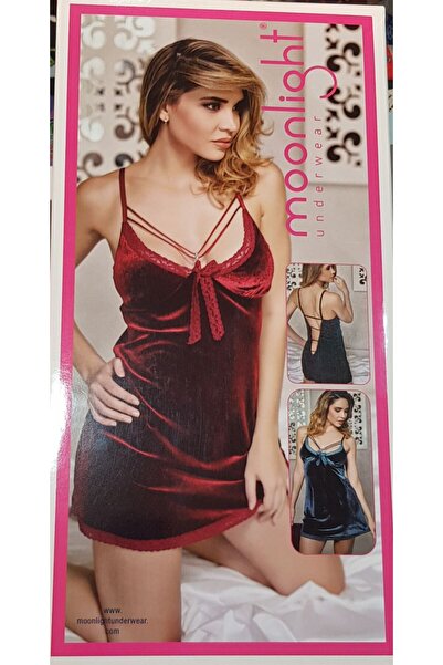 MOONLİGHT Kadife Gecelik