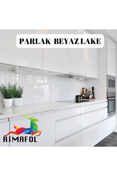 RİMAFOL Rimafol PARLAK BEYAZ Dolap kaplama folyosu68cmx5m