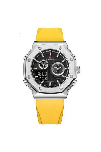 Naviforce Men's Wristwatch Digital & Analog Silicone Cord 1816