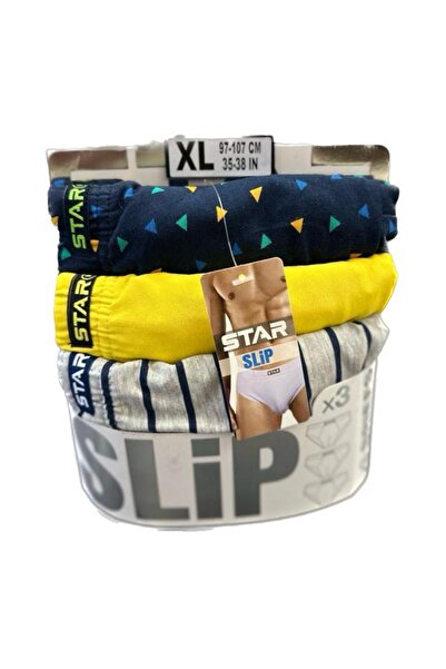 Star 3-шарові чоловічі бавовняні труси з малюнком