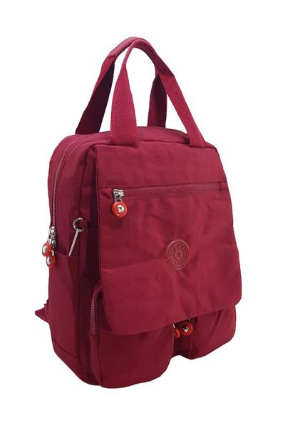 Baginn Klinkir Fabric Women's Backpack with Cover Multi-Pockets Lightweight Rainproof Fabric