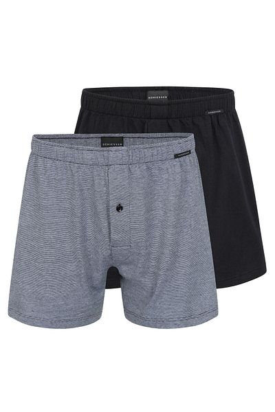Schiesser 2er-Pack Einzel-Jersey-Boxershorts