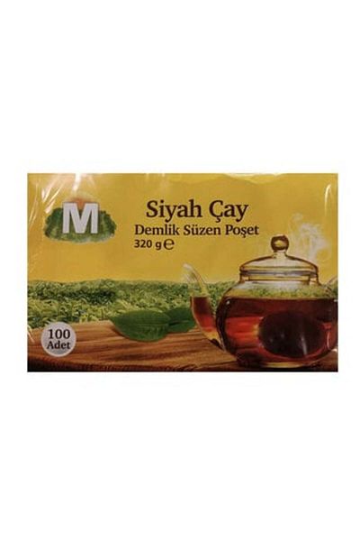 Migros Teapot Bags Black Tea 3,2g X 100Pcs (2 Pcs)