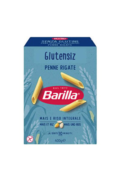 Barilla Glutensiz Penne Rigate (KALEM) Makarna 400 gr ( 2 Adet )