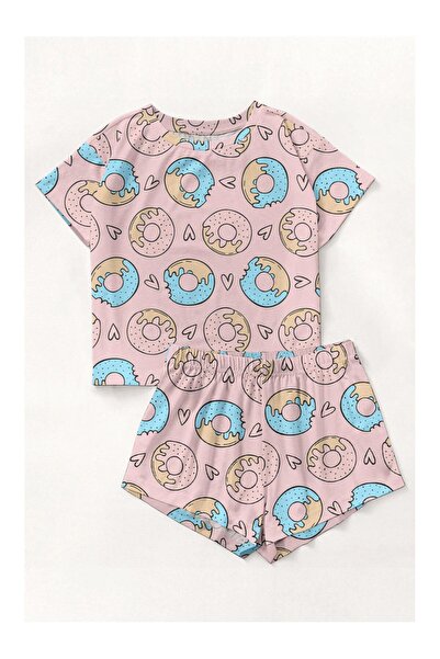PEMBİŞ HOMEWEAR Set de pijamale cu mâneci scurte Donut Supersoft basic Single...