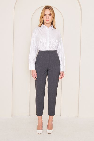 KAROL Flat Trousers - Carrot Model