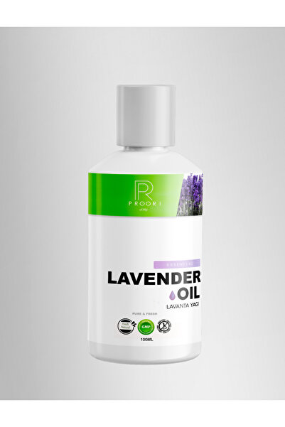 Proori زيت اللافندر الطبيعي 100 مل زجاج (لافاندولا أنجستفوليا)