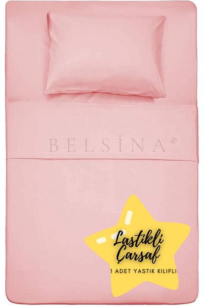 Belsina Home طقم ملاءات مطاطية طبيعية فردية (100x200 سم)