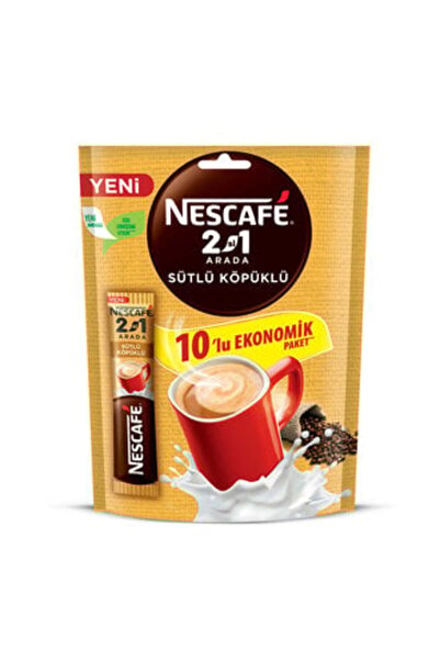 Nescafe 2 in 1 Milk Foam 10 Pack 100Gr (1 PC)