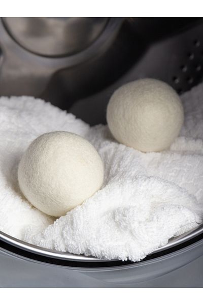 Avlu Doğal Ürünler 3 Pieces Wool Dryer Balls Natural Softener Clothes Dryer Dryer Ball