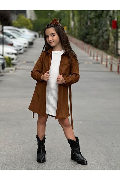 nisaykids момичешка рокля с копчета и корона