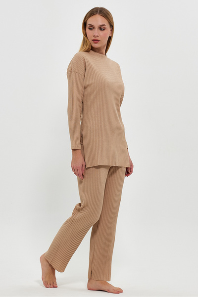 Melff Γυναικεία κοτλέ Raporlu & Sweatpants, Casual Home Wear Σετ πιτζάμες