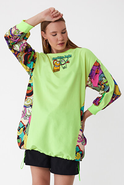 shE tekstil تصميم فستان تونك مينيون